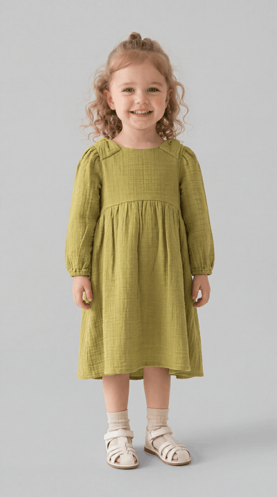 Tuffy Rochie Muslin pentru Fată-02865 - Vin