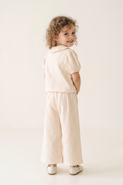 Tuffy Compleu Fete Muslin Brodat-3706 - Bej