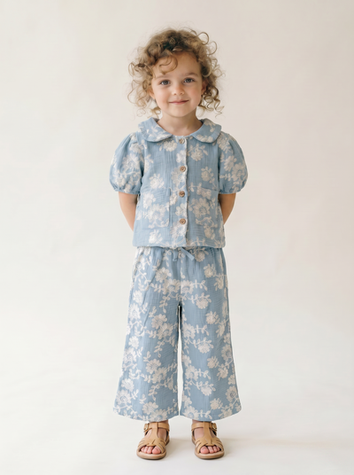 Tuffy Compleu Fete Muslin Brodat-3706 - Bej