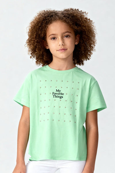 Tuffy Tricou Fete Pique-2346 - Albastru