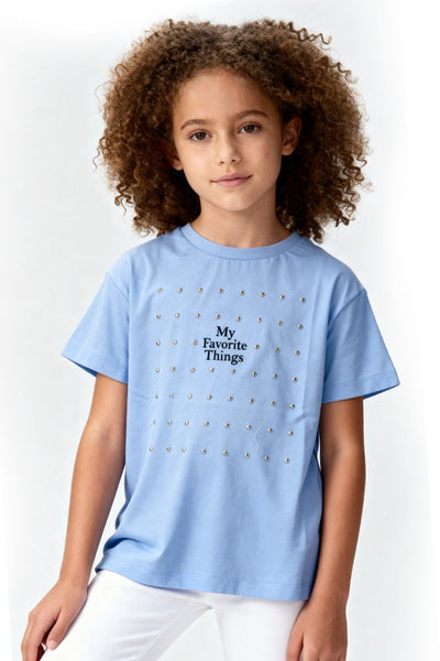 Tuffy Tricou Fete Pique-2346 - Roz Deschis