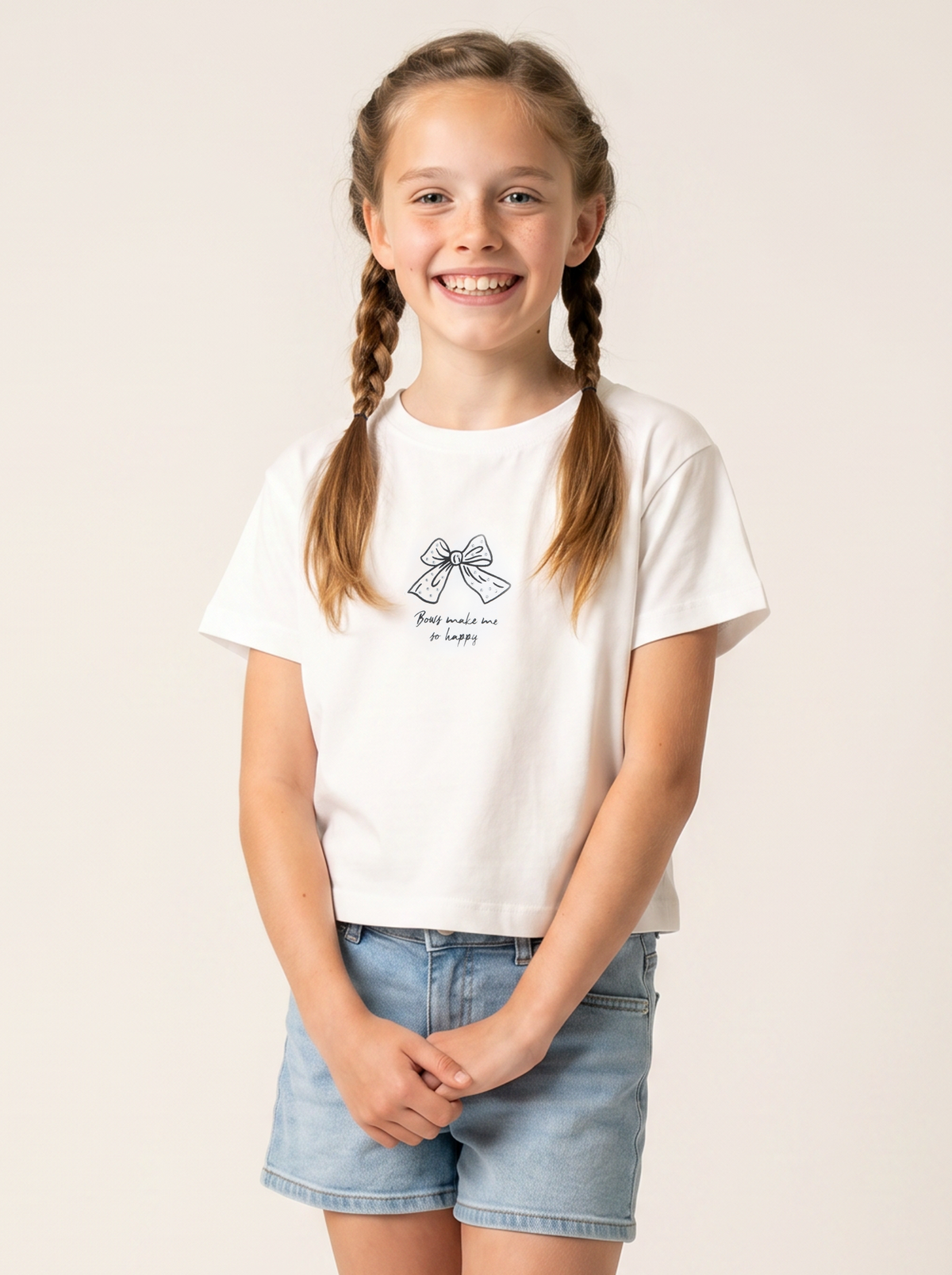 Tuffy Tricou Fete-2516 - Ecru