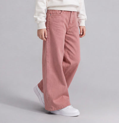 Tuffy Kız Çocuk Tek Alt Gabardin Pantolon-03265 - Açık Yeşil