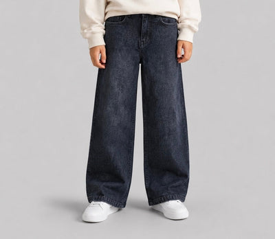 Pantalon Denim Tuffy pentru fete-03275 - Albastru