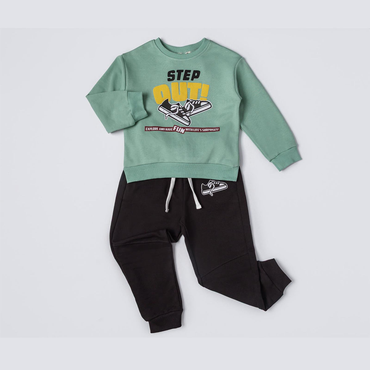 Set Tuffy Step Out pentru băieți-04005 - Gri Deschis