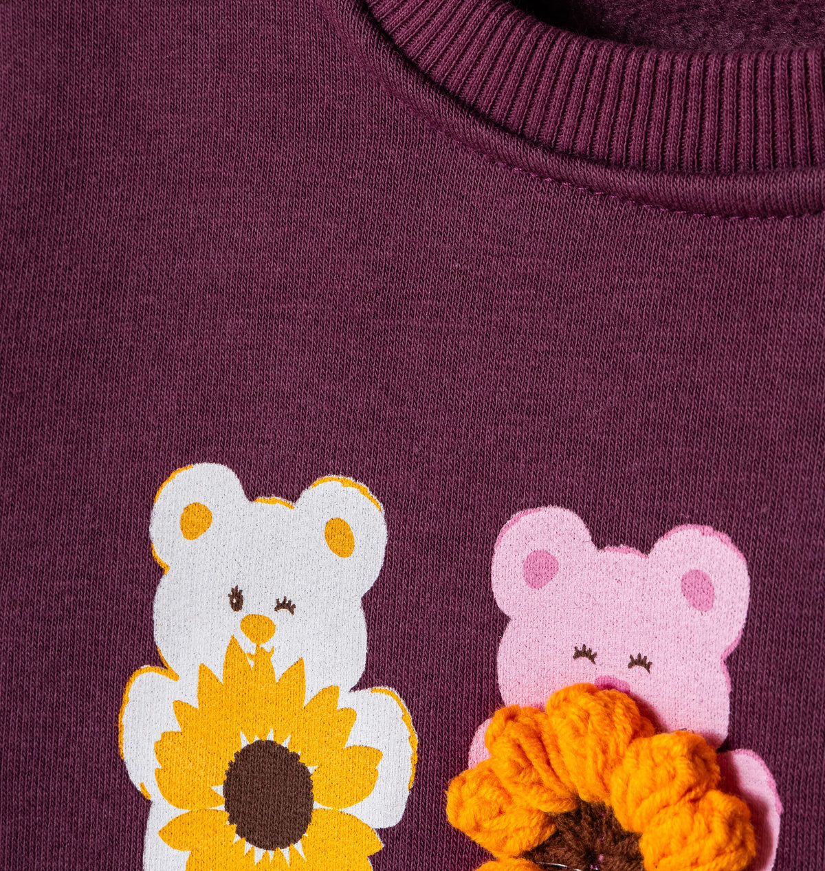 Tuffy Set Bebe Copilă Tematic Sunflower Embrace-02065 - Latte