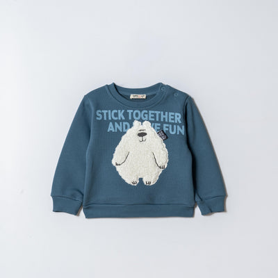 Tuffy Together Have Fun Imprimeu Urs Baietel Bluza - 095 - Indigo