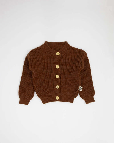 Kız ve Erkek Bebek Triko Hırka | 6 Ay–3 Yaş | RG Brand | RG344 - KİREMİT