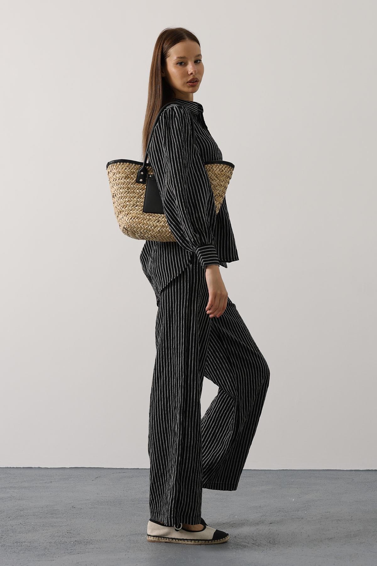 Set Pantaloni Dungi Confort - Negru