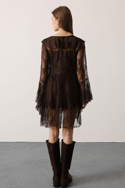 ROCHIE DIN DANTELĂ - Maro