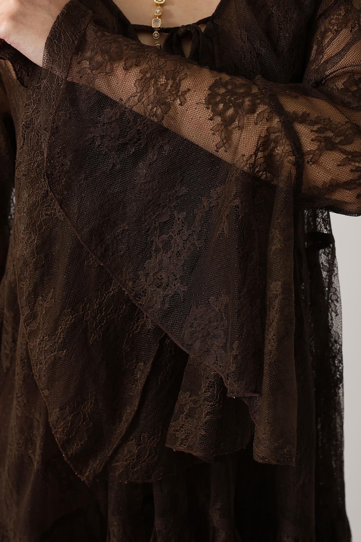 ROCHIE DIN DANTELĂ - Maro