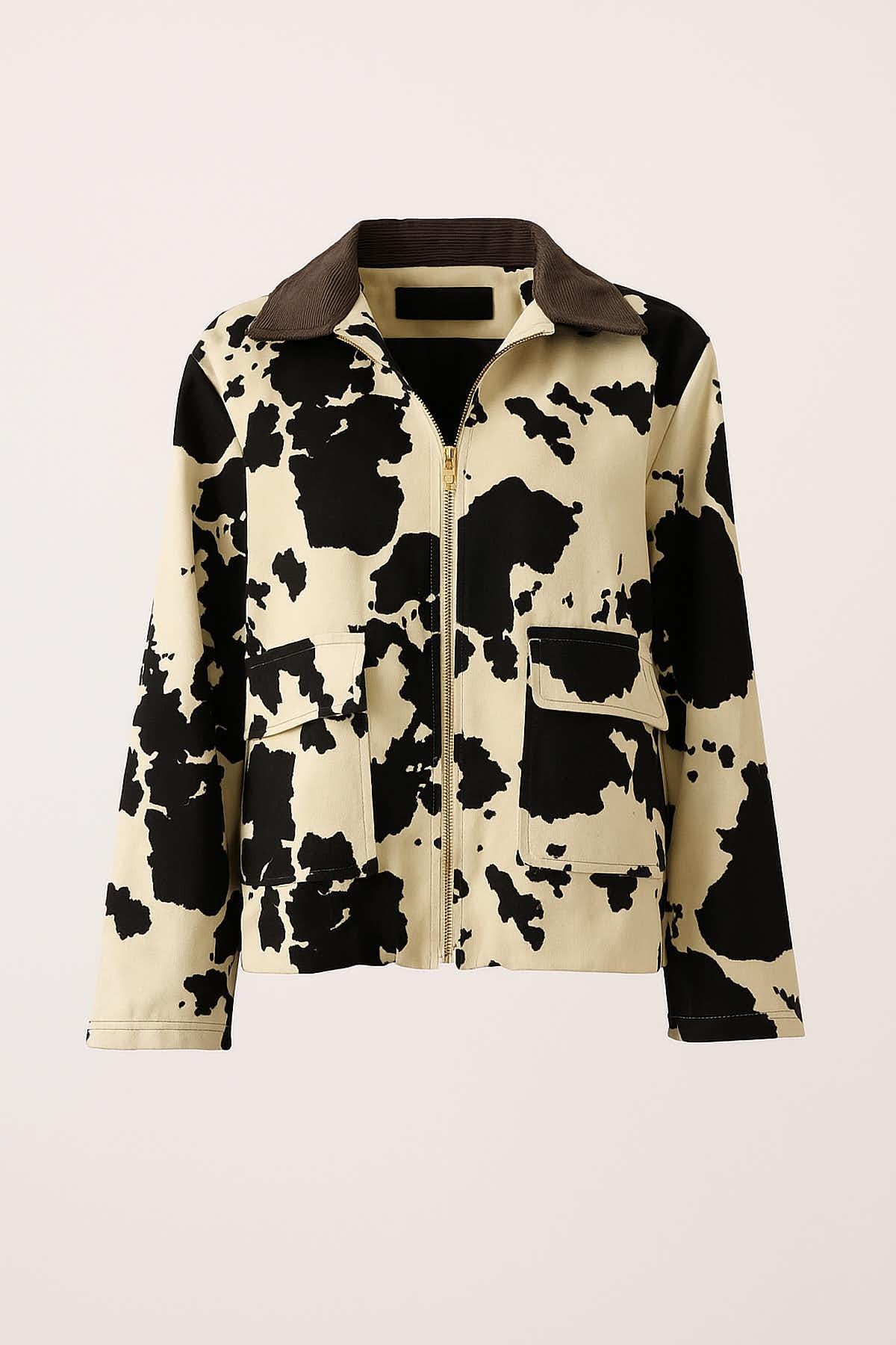 JACHETĂ DIN VELUR LEOPARD - MODEL IMPRIMAT