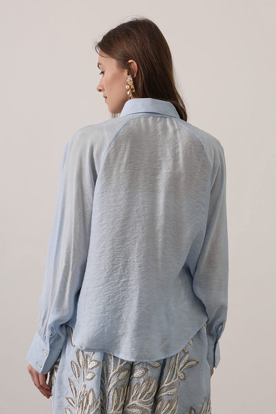BLUZA MANGO - Albastru