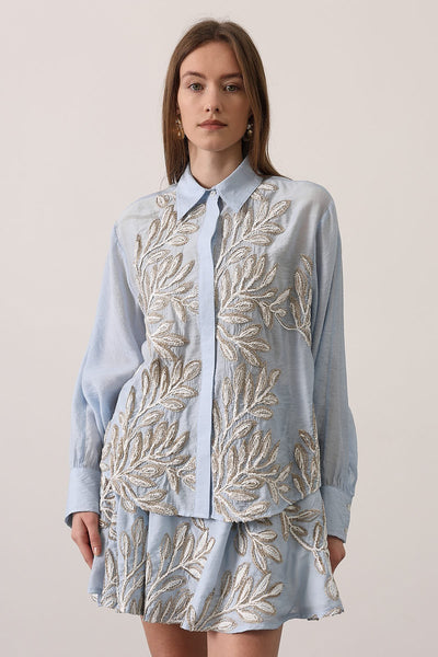 BLUZA MANGO - Albastru