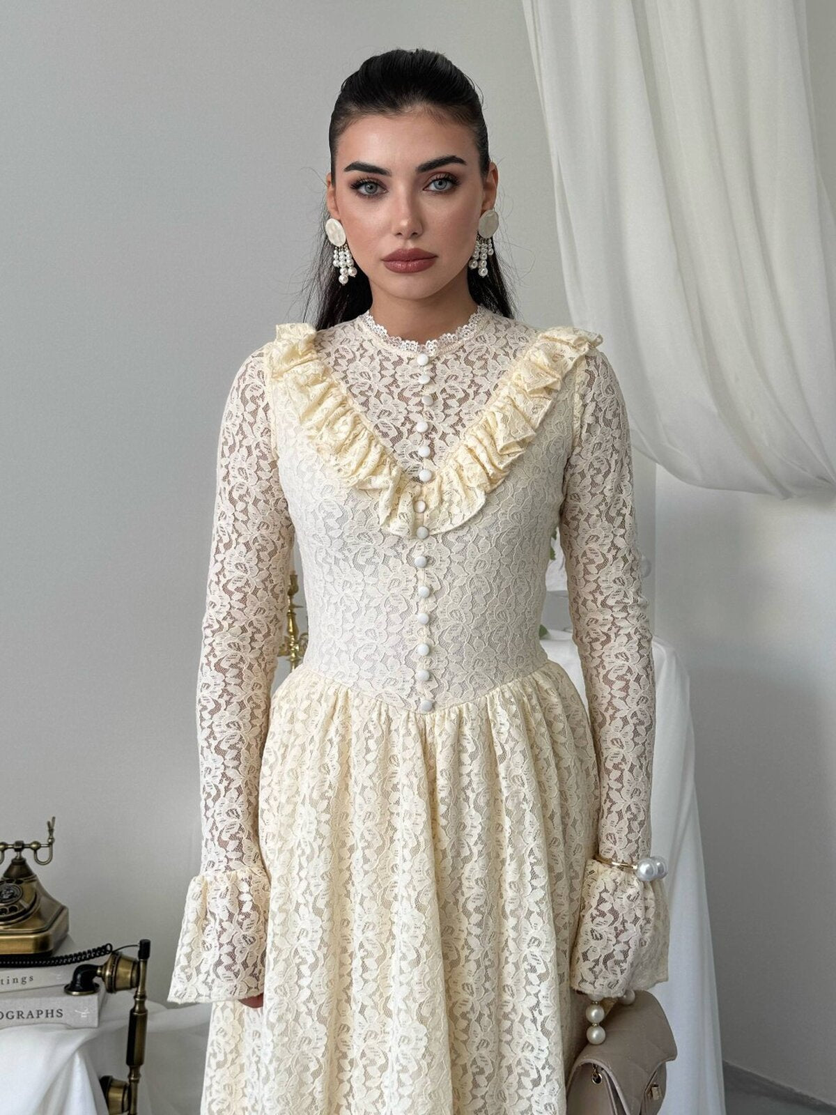 Veyun Midi Elbise