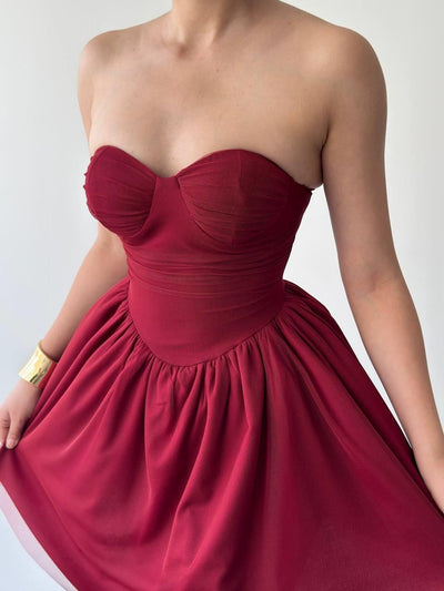 Rochie fără bretele Xoxa