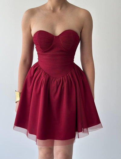 Rochie fără bretele Xoxa