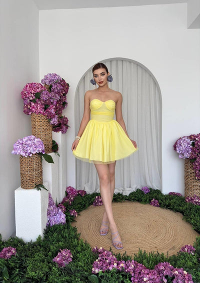 Rochie fără bretele Xoxa