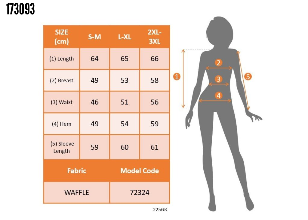 Bluz damă Waffle cu mâneci lungi, guler rotund și mâneci cu flori, 38309