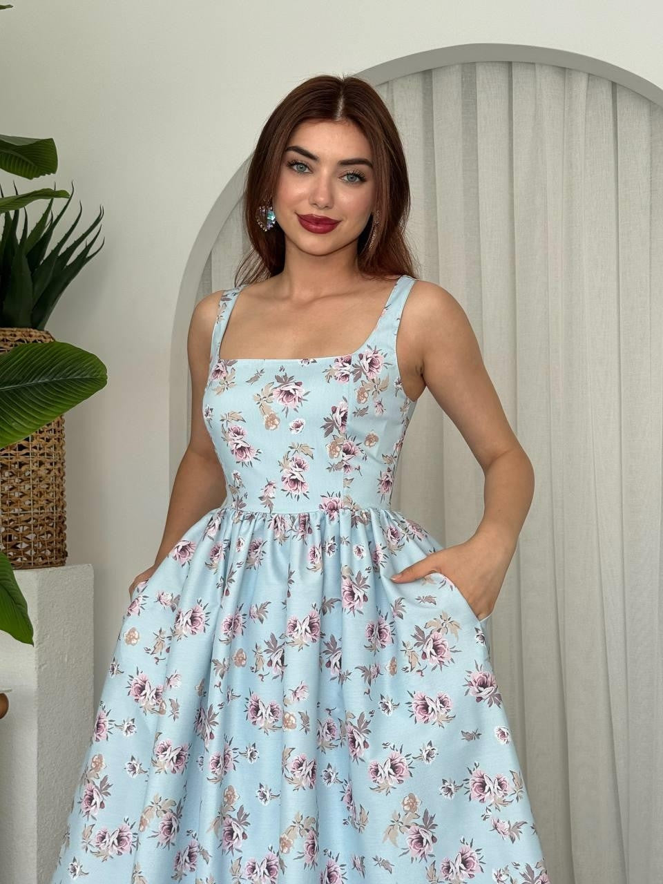 Yoa Cep Detaylı Elbise