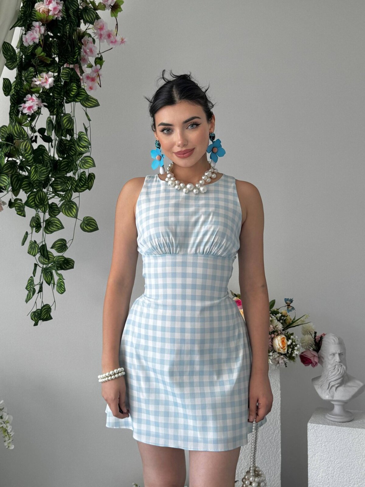 Rochie Yujas cu detalii de legare