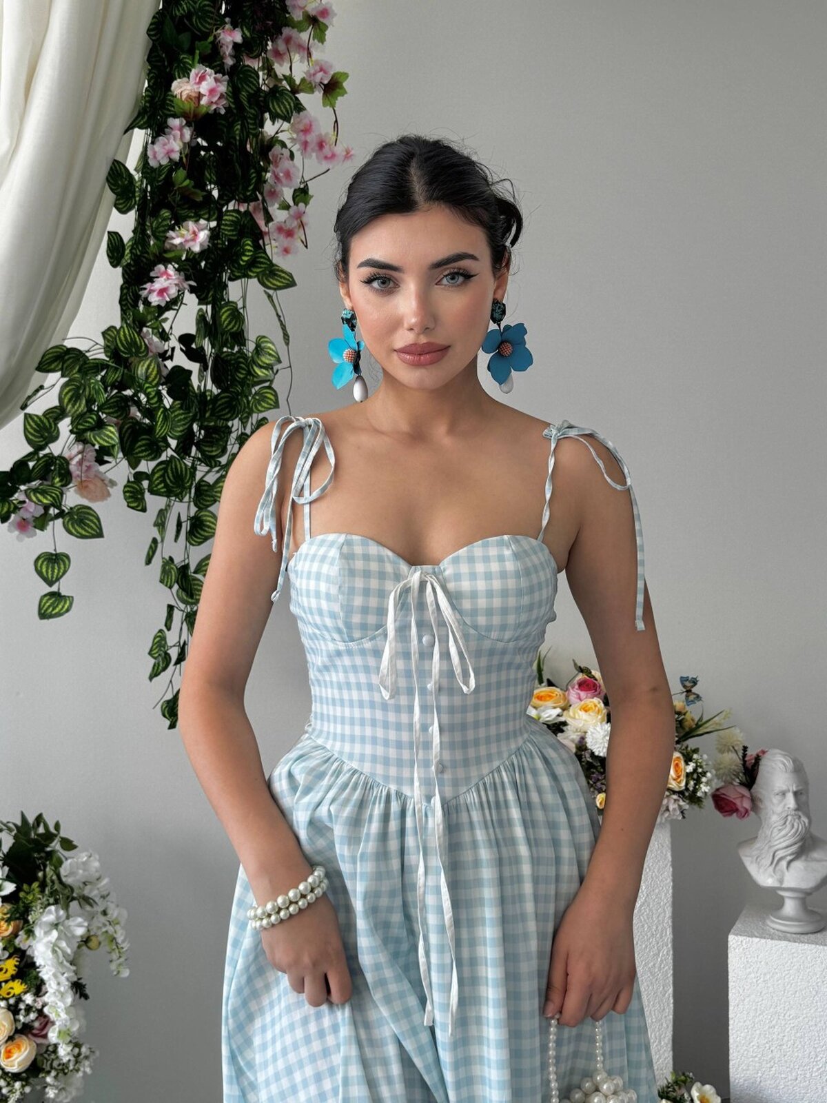 Yumak İp Askılı Elbise