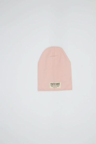 Yumuşak Etiket Detaylı Katlamalı Bere | RG Brand | 3–9 Yaş | RG1535 - PEMBE
