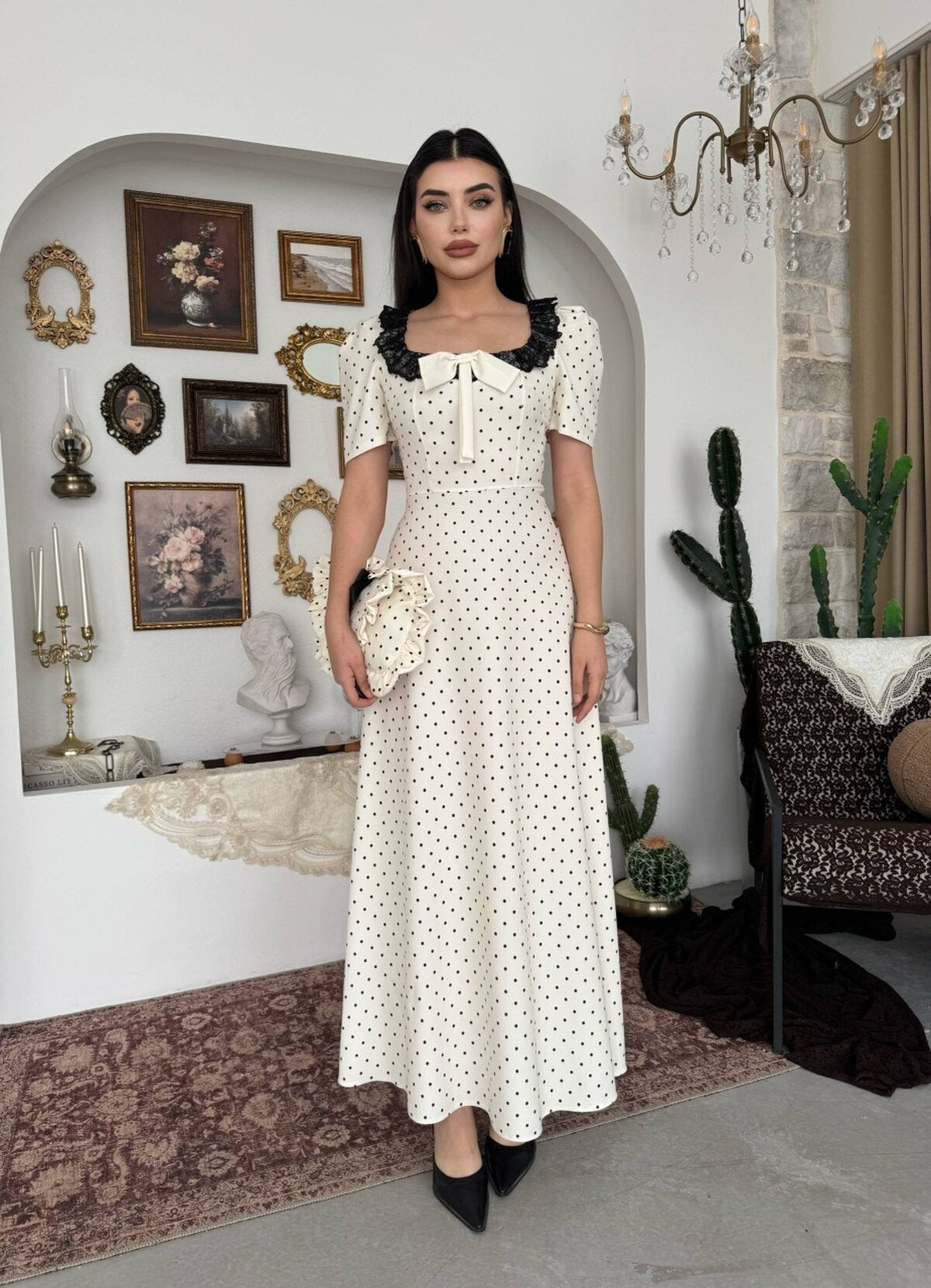Rochie Zean cu fundă